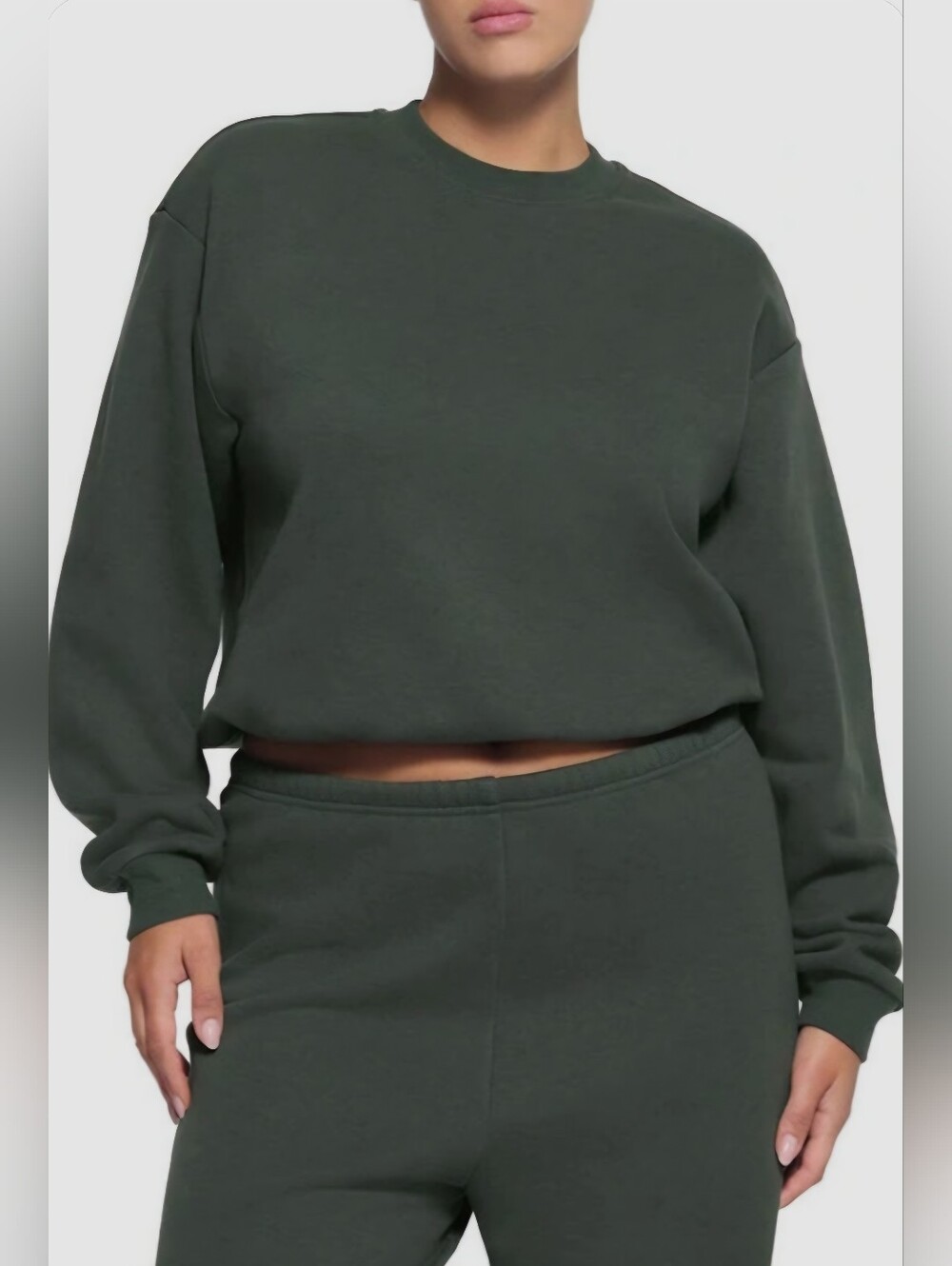 NWT Skims Cotton Fleece Crewneck